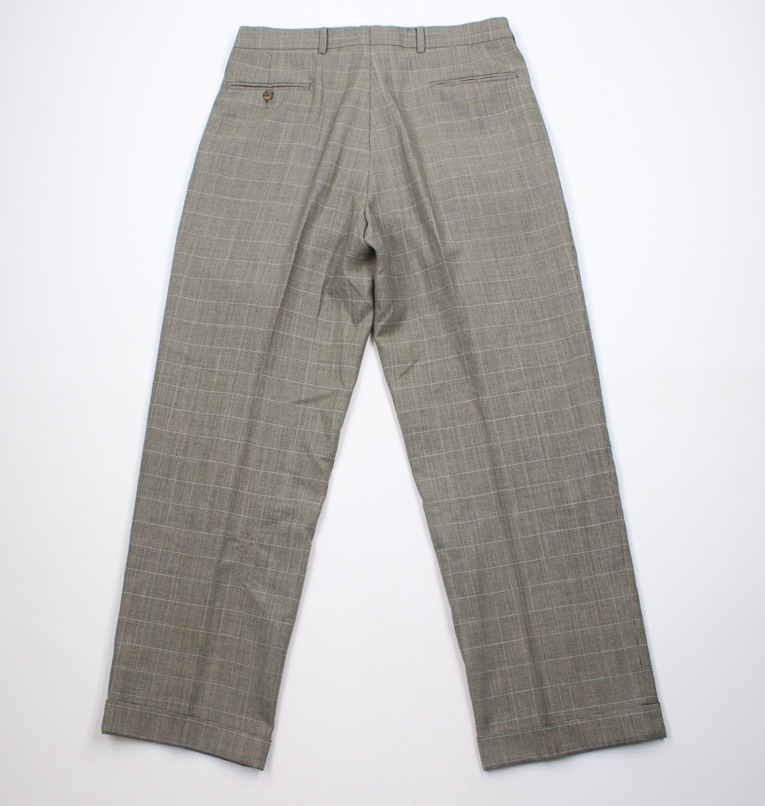 Vintage Vintage 90s Streetwear Wide Leg Chino Pants Houndstooth Size US 34 / EU 50 - 9 Thumbnail