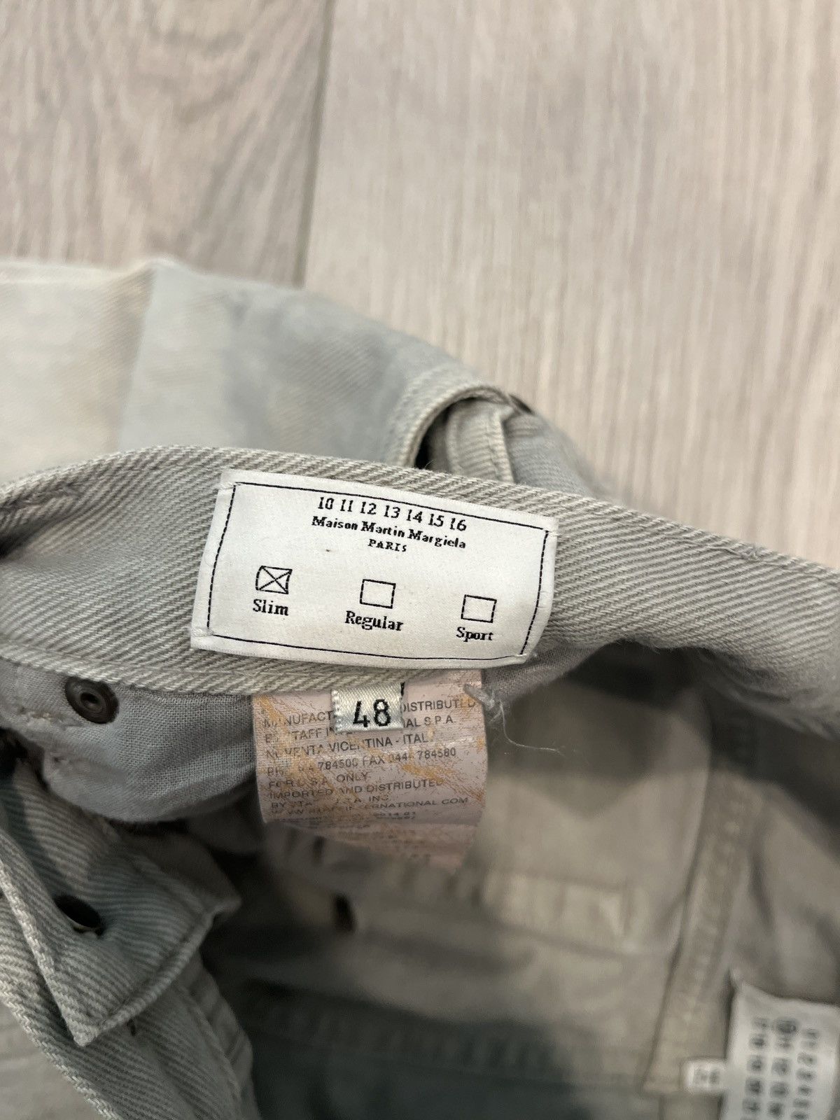 Maison Margiela Grey Mens Denim Maison Margiela Size US 38 / EU 54 - 1 Thumbnail