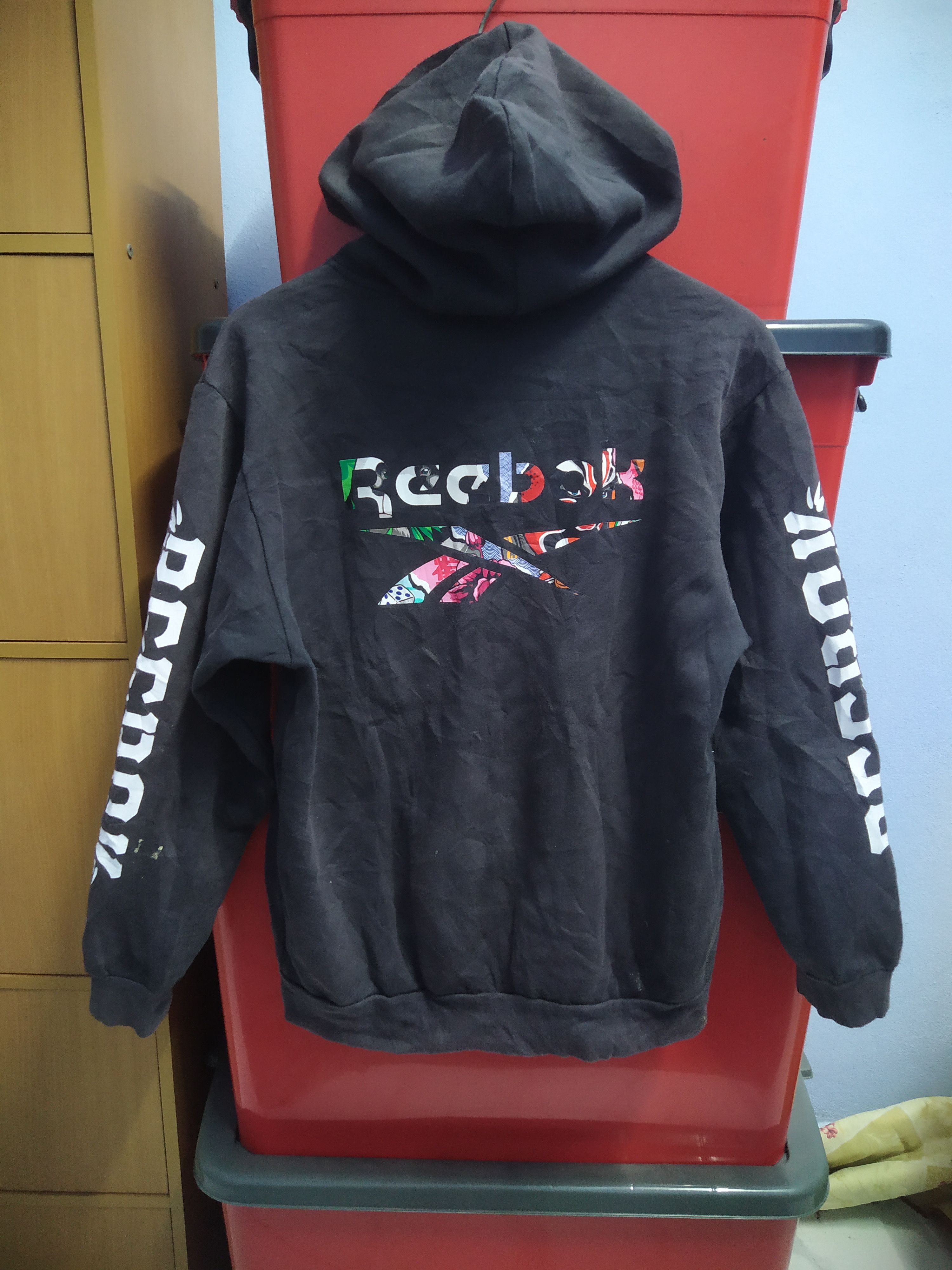 Reebok Reebok Zipper Up hoodie vintage Size US L / EU 52-54 / 3 - 2 Thumbnail
