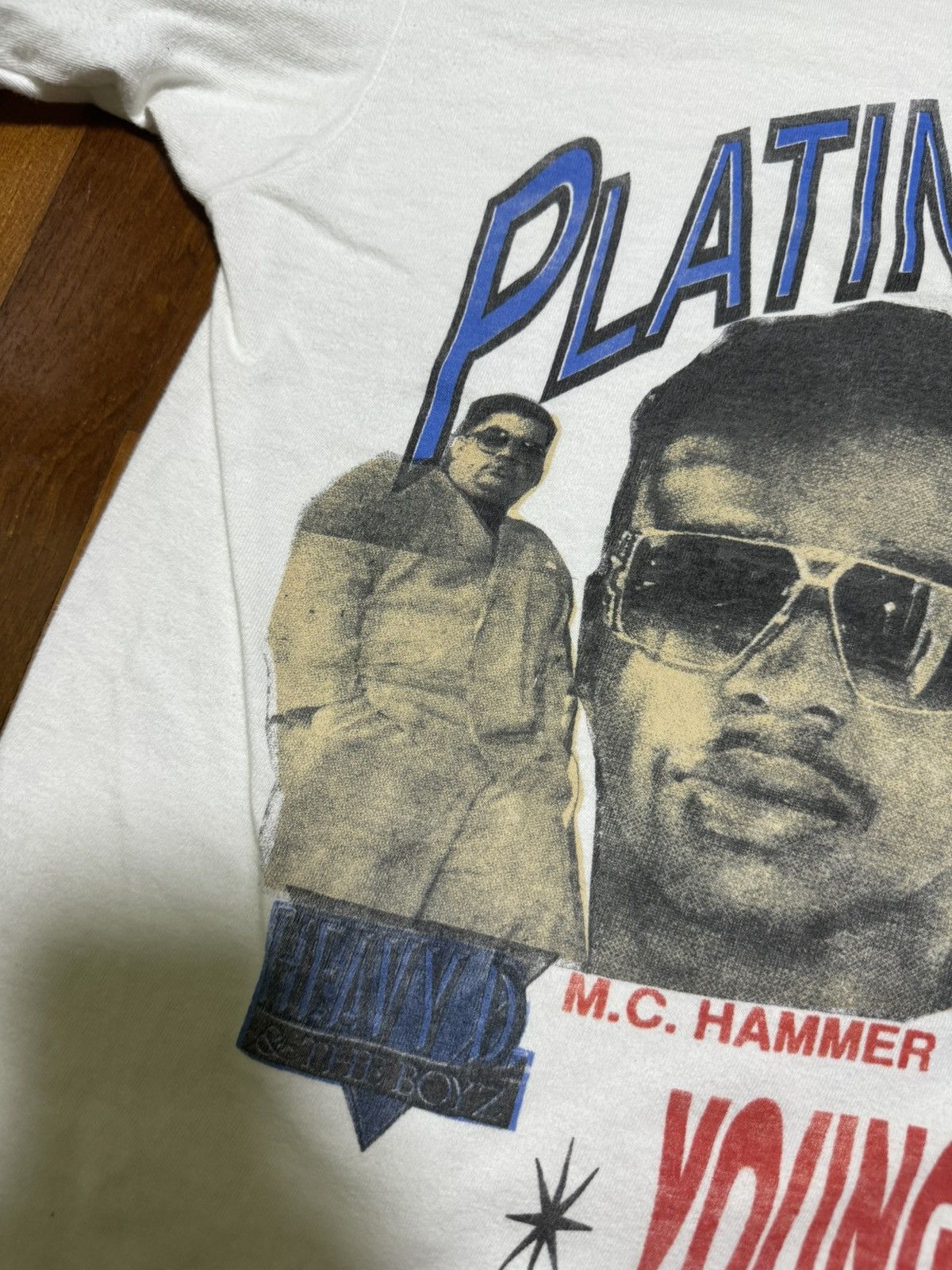 Band Tees × Rap Tees × Vintage Vintage '89 Heavy D MC Hammer Concert Tour Rap Tee Size US M / EU 48-50 / 2 - 5 Thumbnail