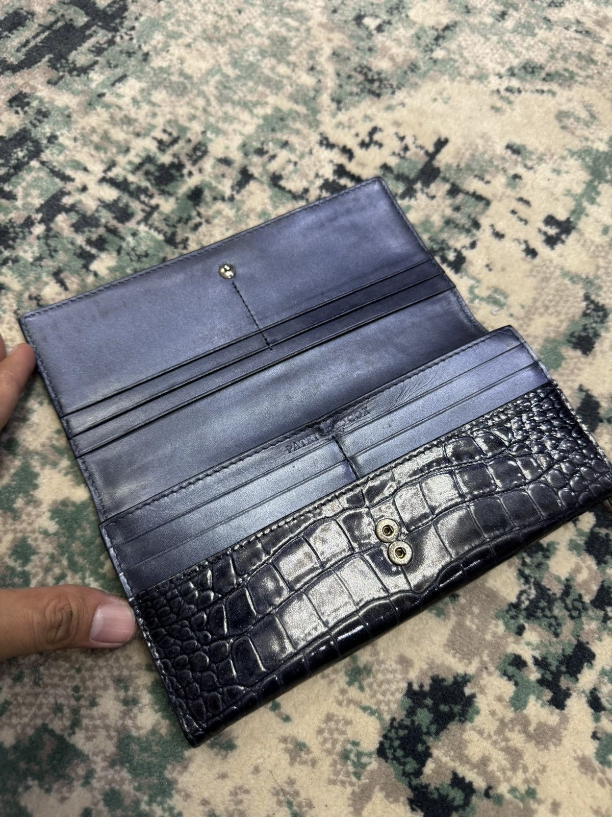 Patrick Cox PATRICK COX LONG WALLET PURSE METAL EMBLEM Size ONE SIZE - 5 Thumbnail