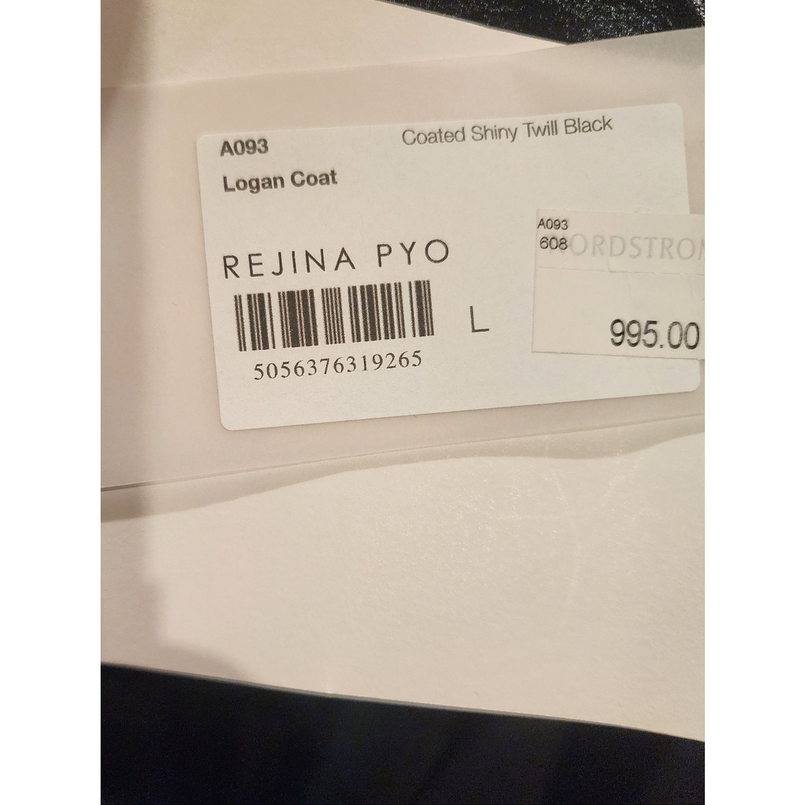 Rejina Pyo NWT Rejina Pyo Logan Faux Leather Coated Twill Black Coat L Size L / US 10 / IT 46 - 14 Thumbnail