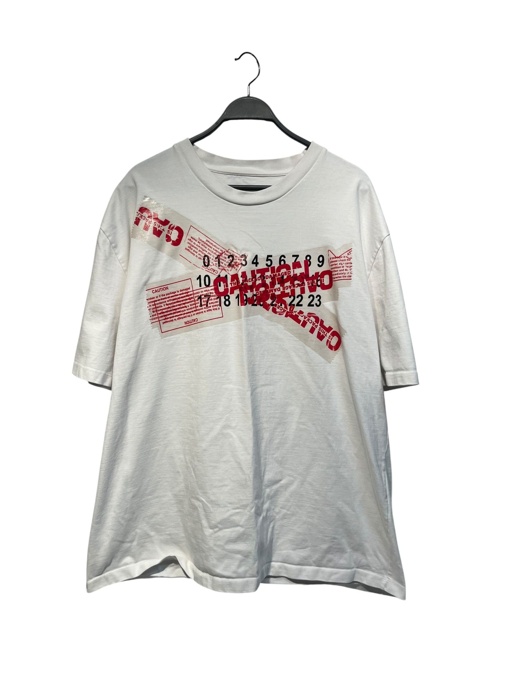 Maison Margiela Maison Margiela Caution Tape Tee Size US M / EU 48-50 / 2 - 1 Thumbnail