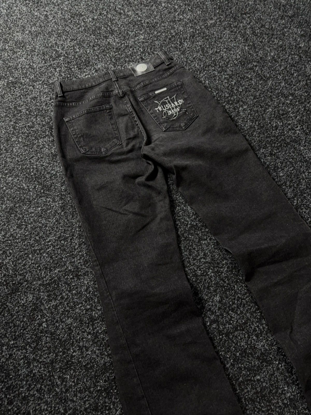 Designer × Trussardi × Vintage Vintage Archive Flared Trussardi Jeans pants womens Size 27" / US 4 / IT 40 - 12 Thumbnail