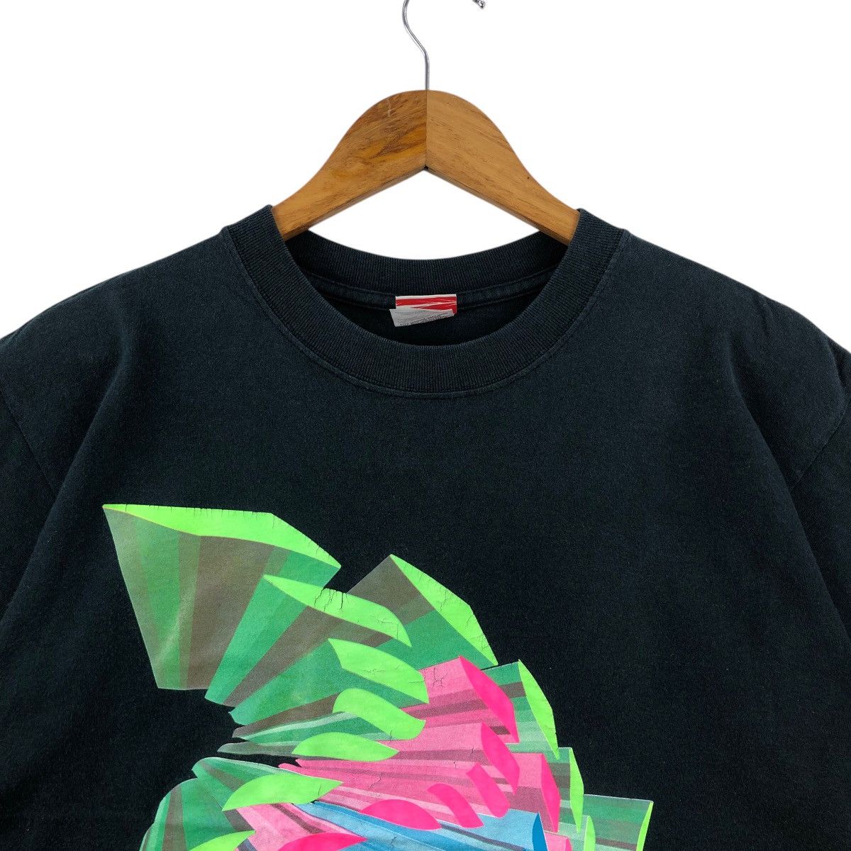 Vintage 02s FLOWER Artwork By Anydesign Aitch Tee Shirt Size US M / EU 48-50 / 2 - 2 Thumbnail