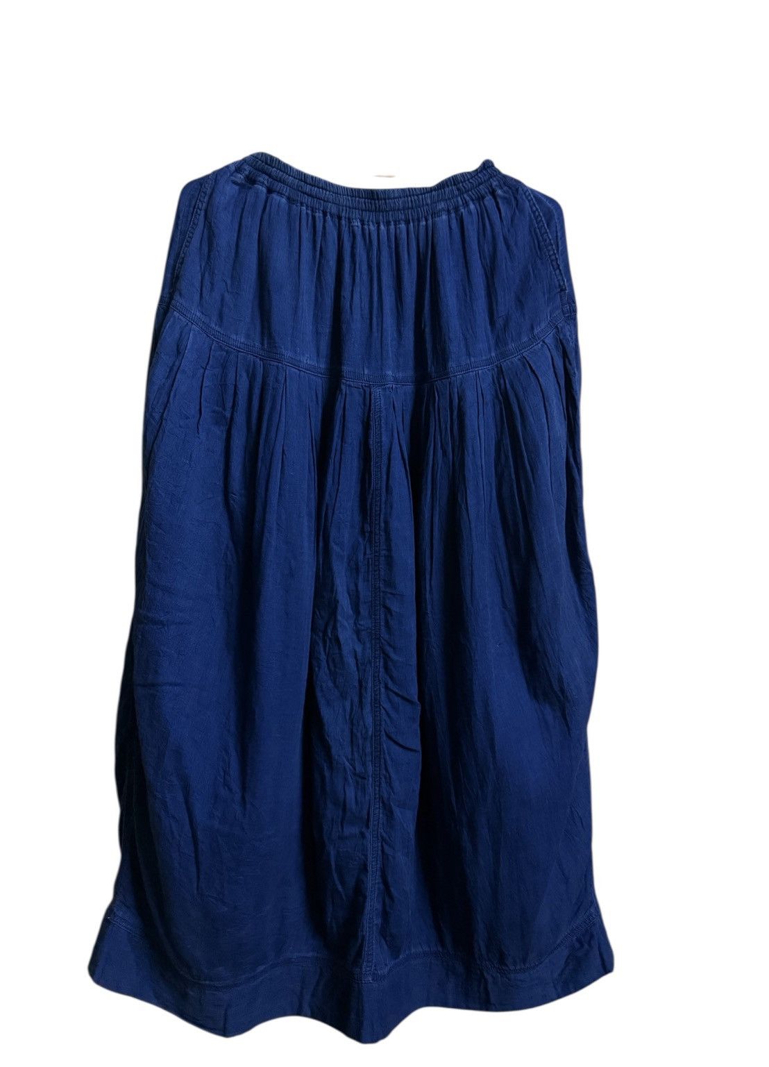 Issey Miyake HAI SPORTING GEAR Midi Skirt Blue Vintage 70s Size 28" / US 6 / IT 42 - 2 Thumbnail