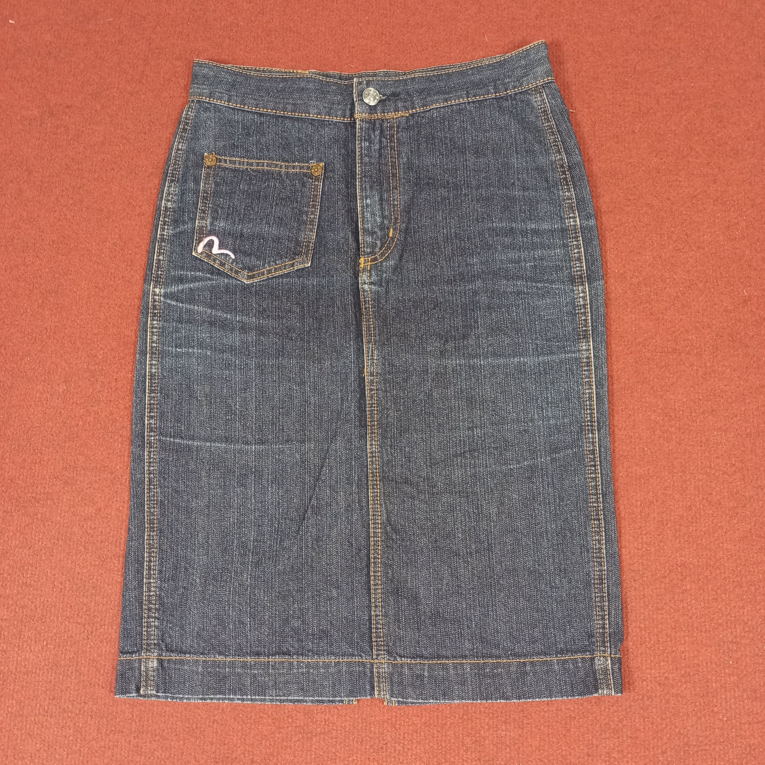 Evisu Evisu Japanese Brand Custom Daicock Style Skirt Size 26" / US 2 / IT 38 - 5 Thumbnail