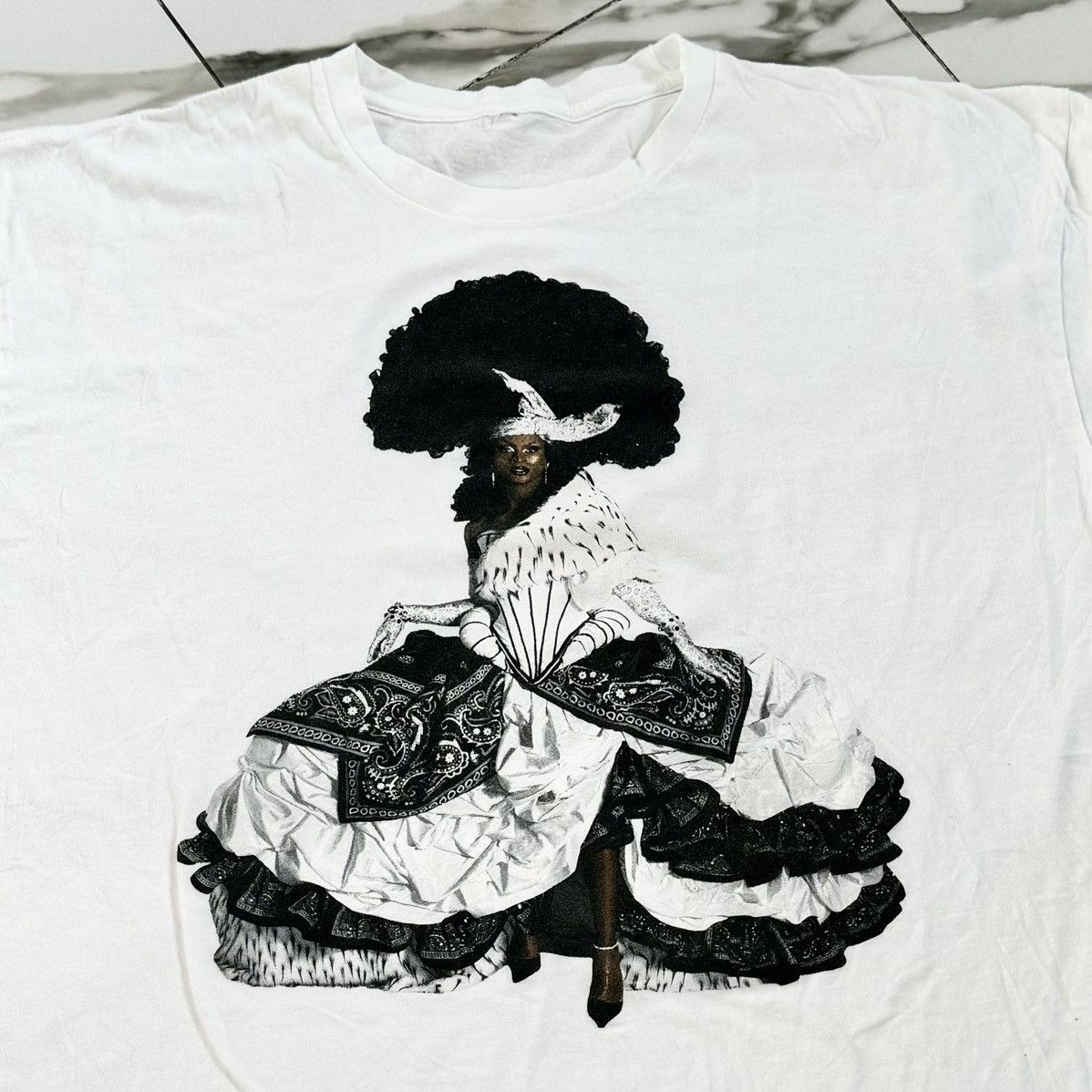 Japanese Brand × Vintage DRAG QUEEN GRAPHIC TEE! Size US XL / EU 56 / 4 - 3 Thumbnail