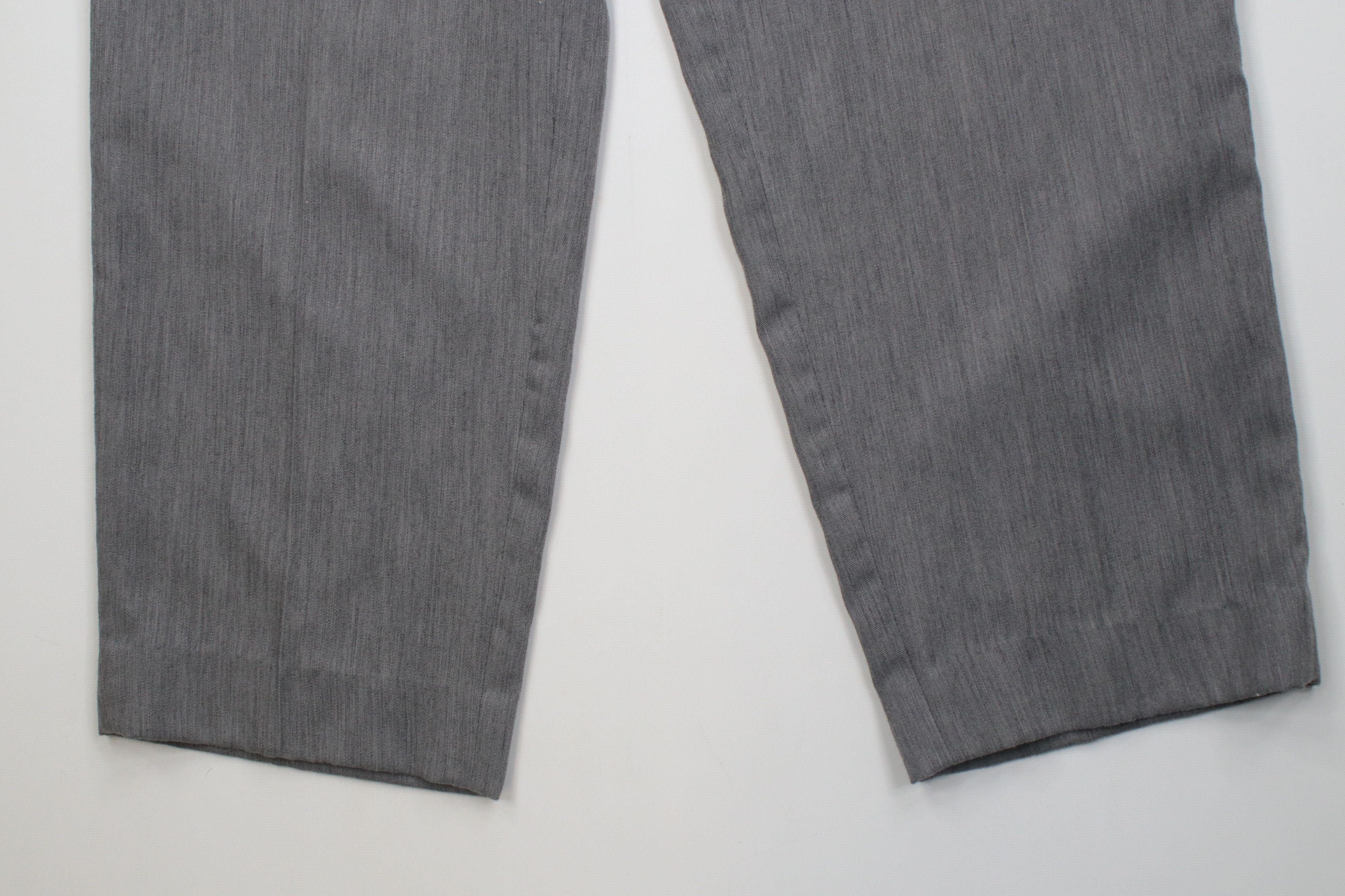 Vintage Vintage 90s Streetwear Gabardine Blend Knit Chino Pants Size US 32 / EU 48 - 4 Thumbnail