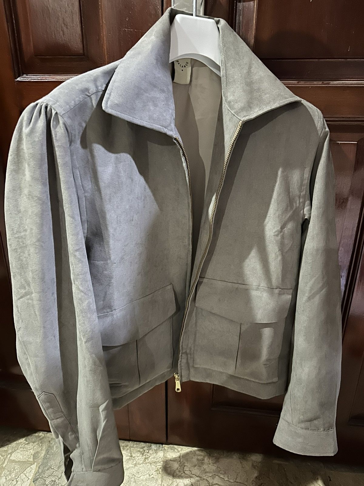 image of Balance Atelier Pilot Jacket in Grey, Men's (Size Small)