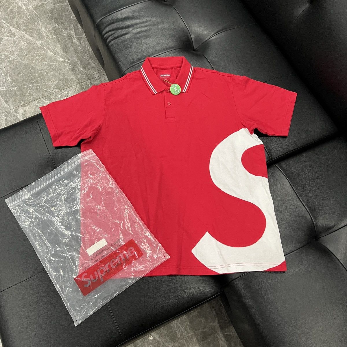 Supreme Supreme SS19 “S Logo” Short Sleeve Polo Shirt Size US L / EU 52-54 / 3 - 1 Thumbnail