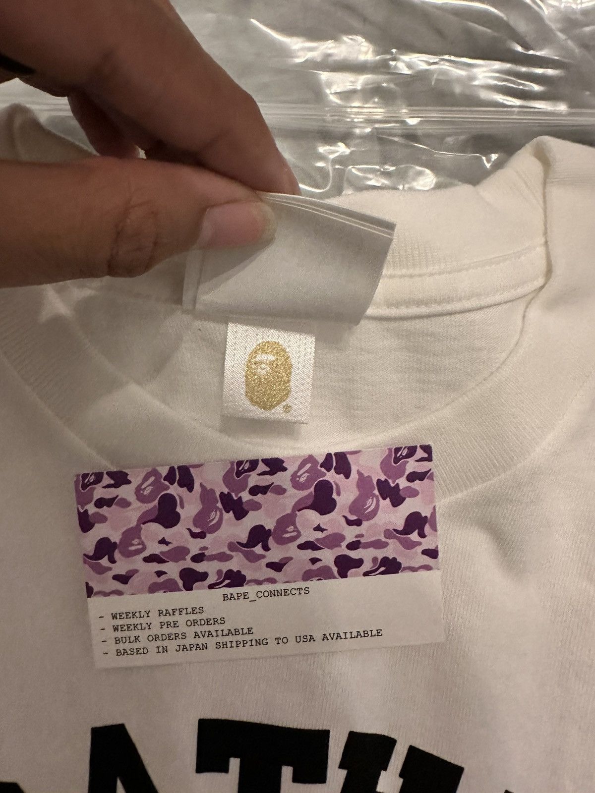 Bape Color Camo College Tee Size US M / EU 48-50 / 2 - 3 Thumbnail