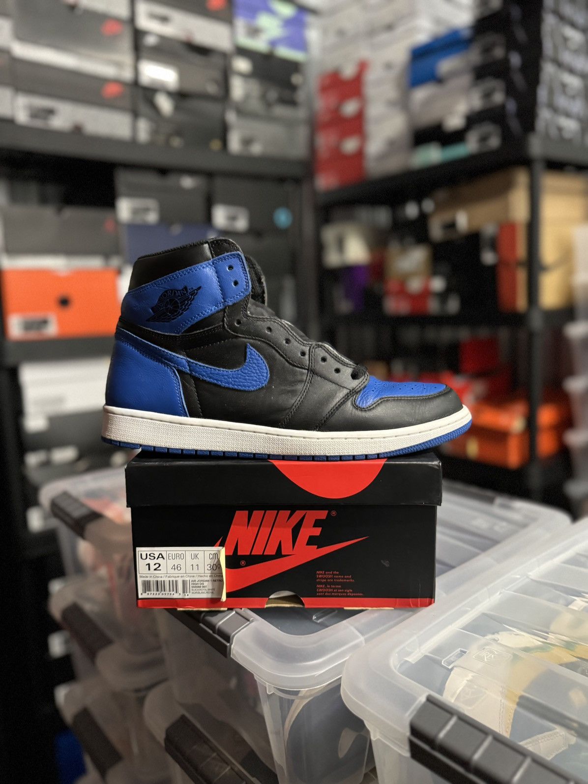 Jordan Brand Jordan 1 Retro High OG Royal 2017 Size 12 Size US 12 / EU 45 - 1 Thumbnail