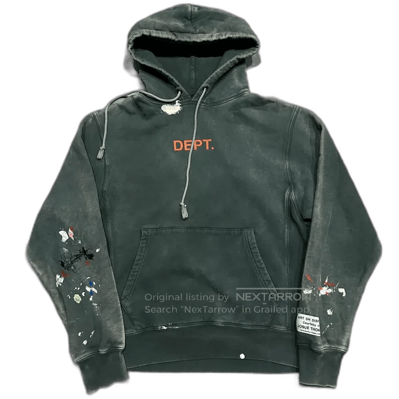 Gallery Dept. Gallery Dept. Lanvin Green Hoodie Sweatshirt. Size US M / EU 48-50 / 2 - 1 Thumbnail