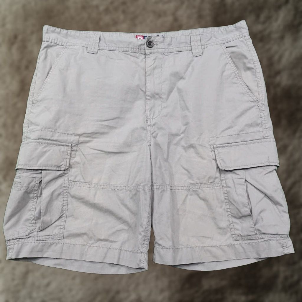 Chaps Chaps Cargo Shorts Men 38 Gray Outdoor Utility Cotton Nylon Blend Pockets Casual Size US 38 / EU 54 - 1 Thumbnail