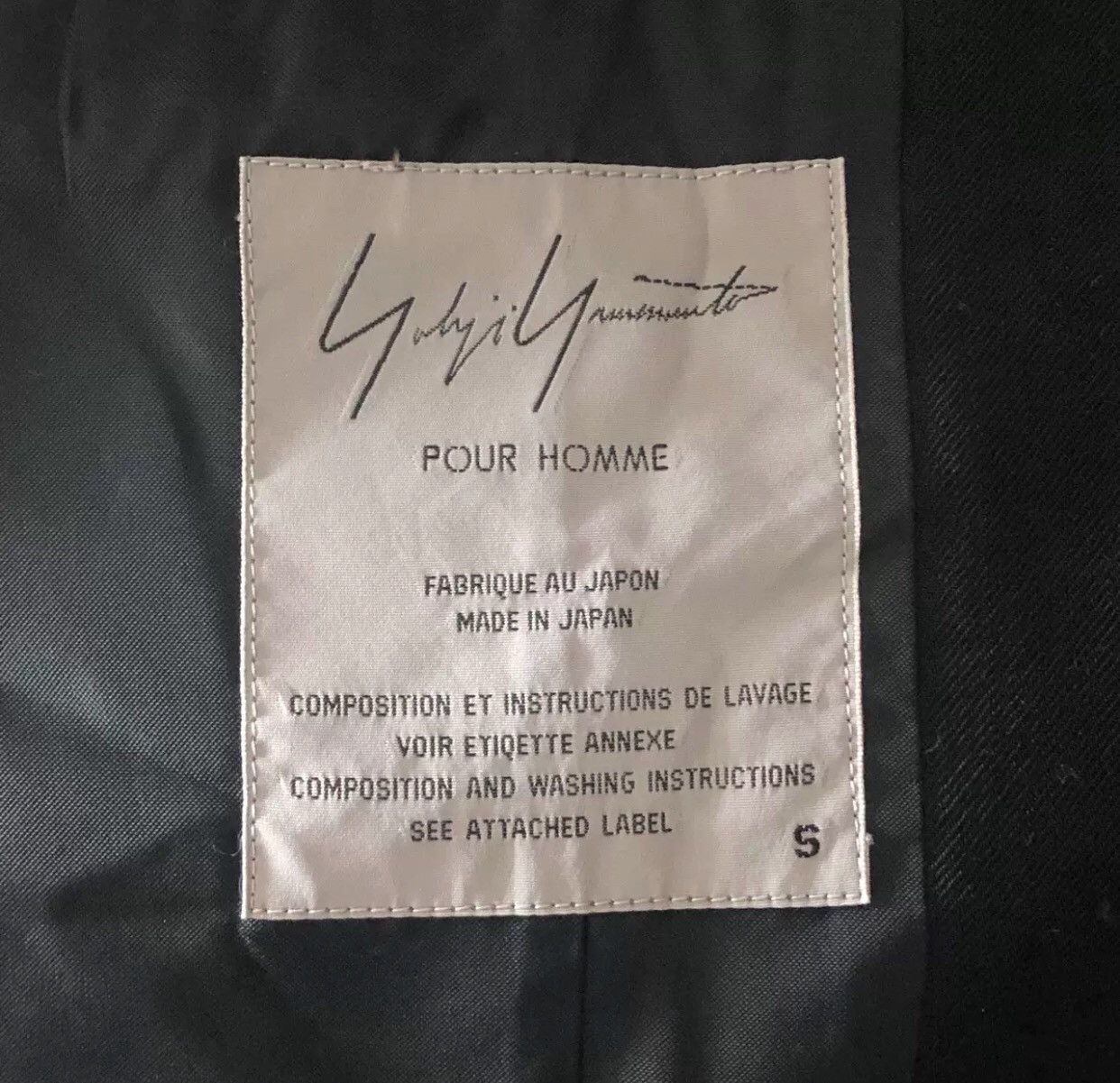 Yohji Yamamoto Yohji Yamamoto '97 Wax Man Reflective Suit 2412-Nextarrow Size 40S - 3 Thumbnail