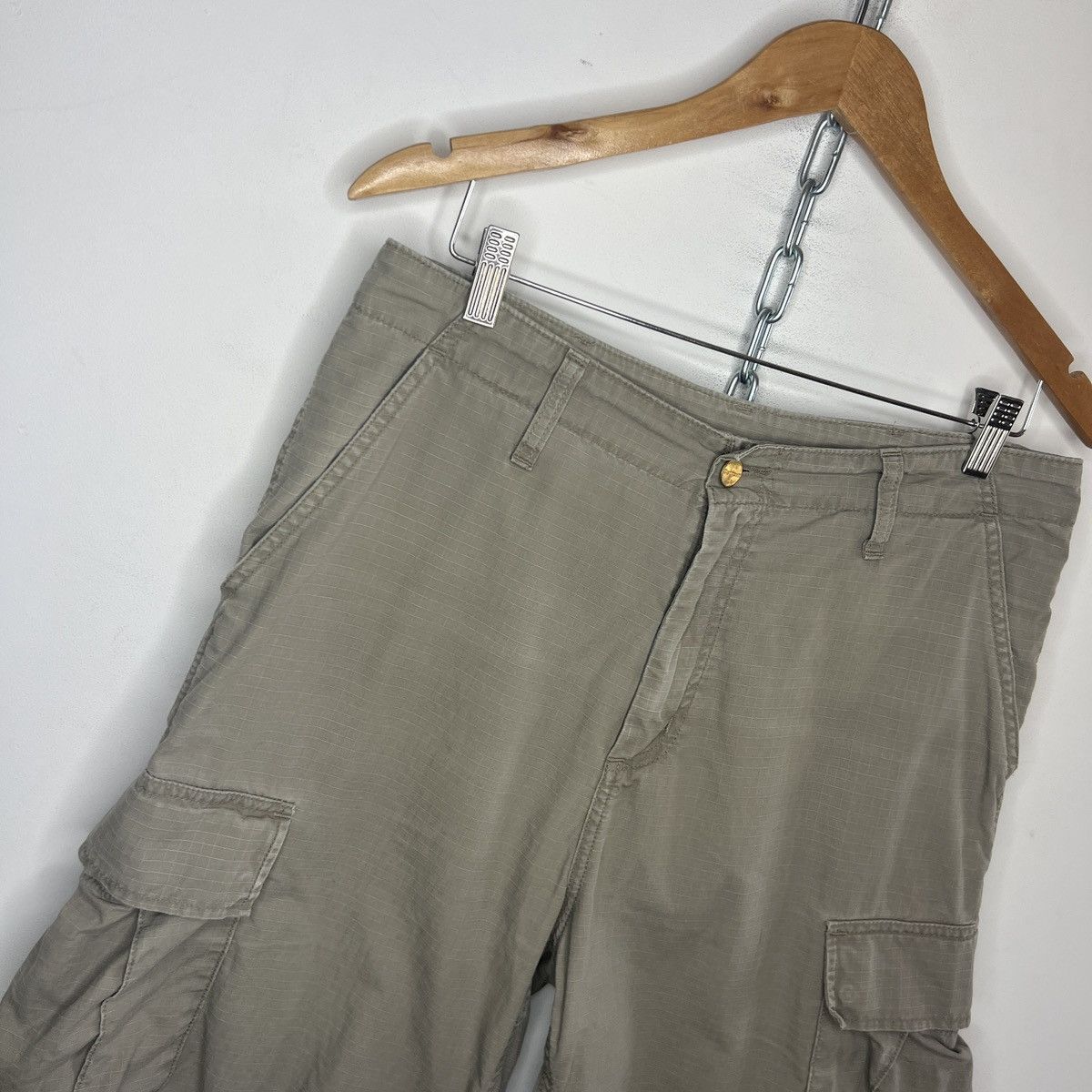 Carhartt Essential Vintage Y2K Carhartt Workwear Cargo Shorts Skater Size US 34 / EU 50 - 3 Thumbnail
