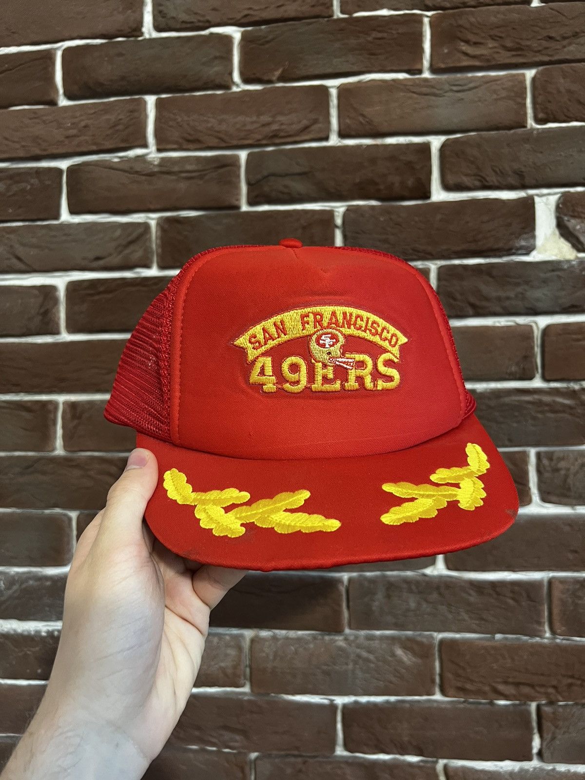 NFL Vintage 1980s San Francisco 49ers cap hats truck streetwear Size ONE SIZE - 1 Thumbnail