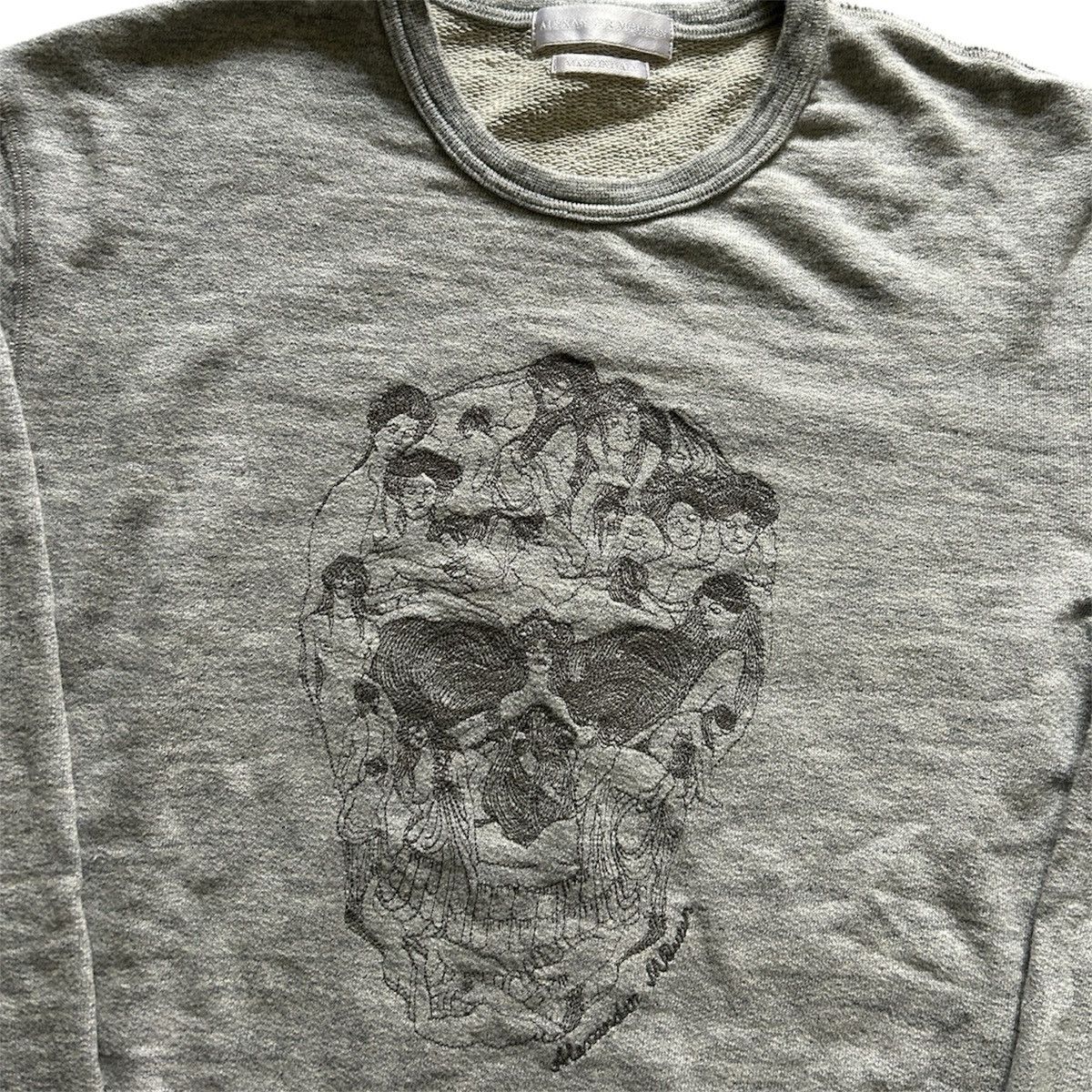 Alexander McQueen Alexander McQueen SS13 Skull Sweatshirt (embroidered) Size US M / EU 48-50 / 2 - 2 Thumbnail
