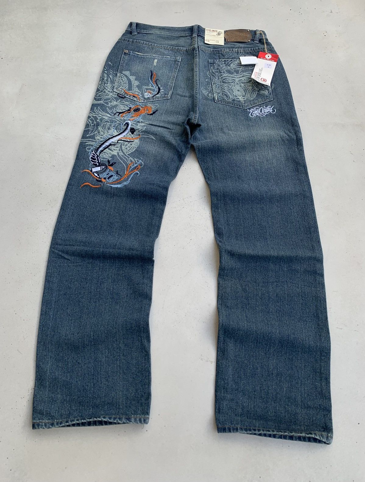 Ecko Unltd. Ecko UNLTD. Jeans Vintage New Sk8 Style Avantgarde Size US 34 / EU 50 - 3 Thumbnail