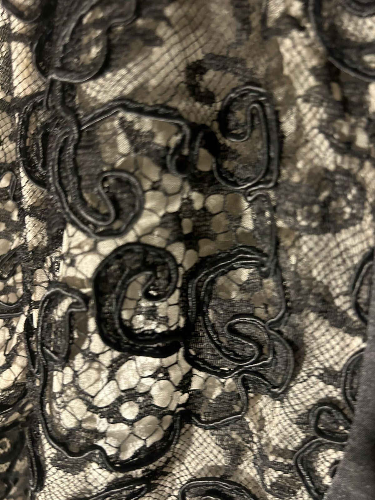 Geoffrey Beene GEOFFREY BEENE FLORAL LACE PANEL COCKTAIL DRESS Size 6 Size M / US 6-8 / IT 42-44 - 12 Thumbnail