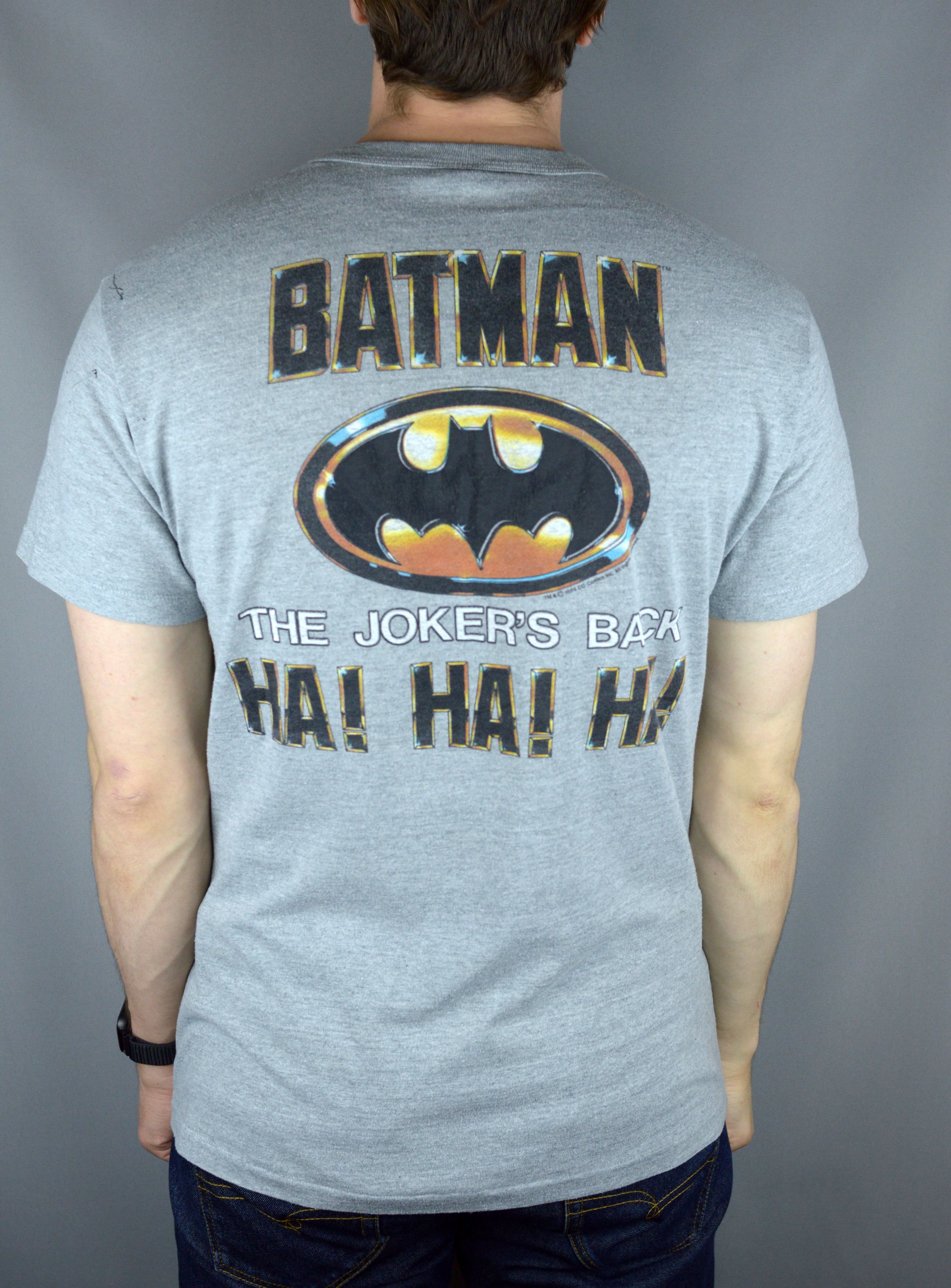 Vintage Vintage The Joker Batman The Jokers Back 1989 t shirt Size US L / EU 52-54 / 3 - 2 Thumbnail