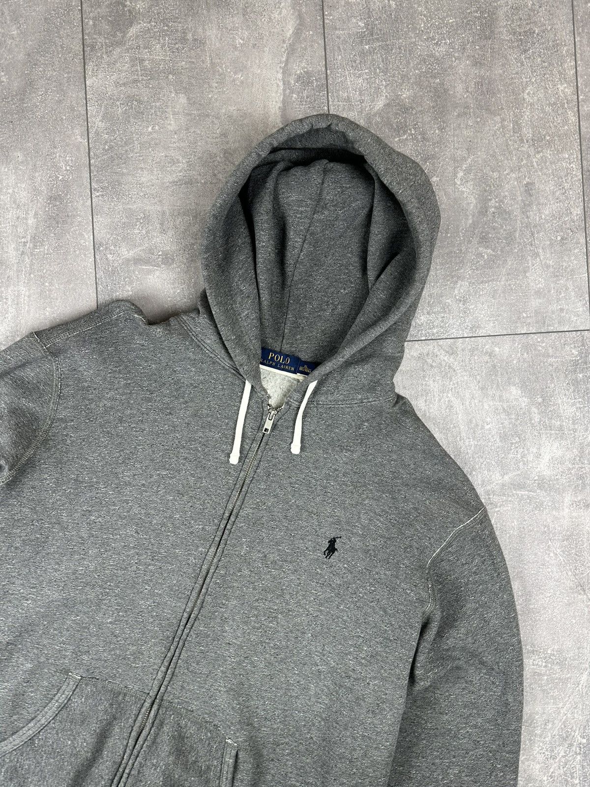 Polo Ralph Lauren Polo Ralph Lauren Mens Basic Silver Small Logo Hoodie Size US XL / EU 56 / 4 - 2 Thumbnail
