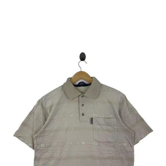 Mizuno Vintage MIZUNO BRITISH OPEN Golf Monogram Polo Tee Shirt Size US M / EU 48-50 / 2 - 2 Thumbnail