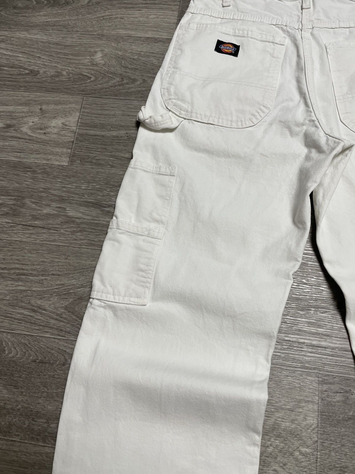 Dickies Vintage Dickies White Carpenter Pants SK8 Y2K Streetwear Size US 32 / EU 48 - 16 Thumbnail