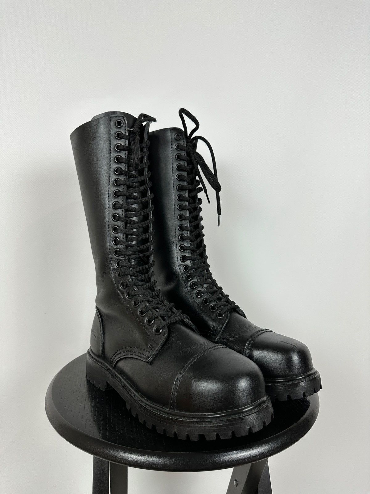Vintage Vintage Undercover High Leather Steel Toe England Boots Size US 7.5 / EU 40-41 - 4 Thumbnail