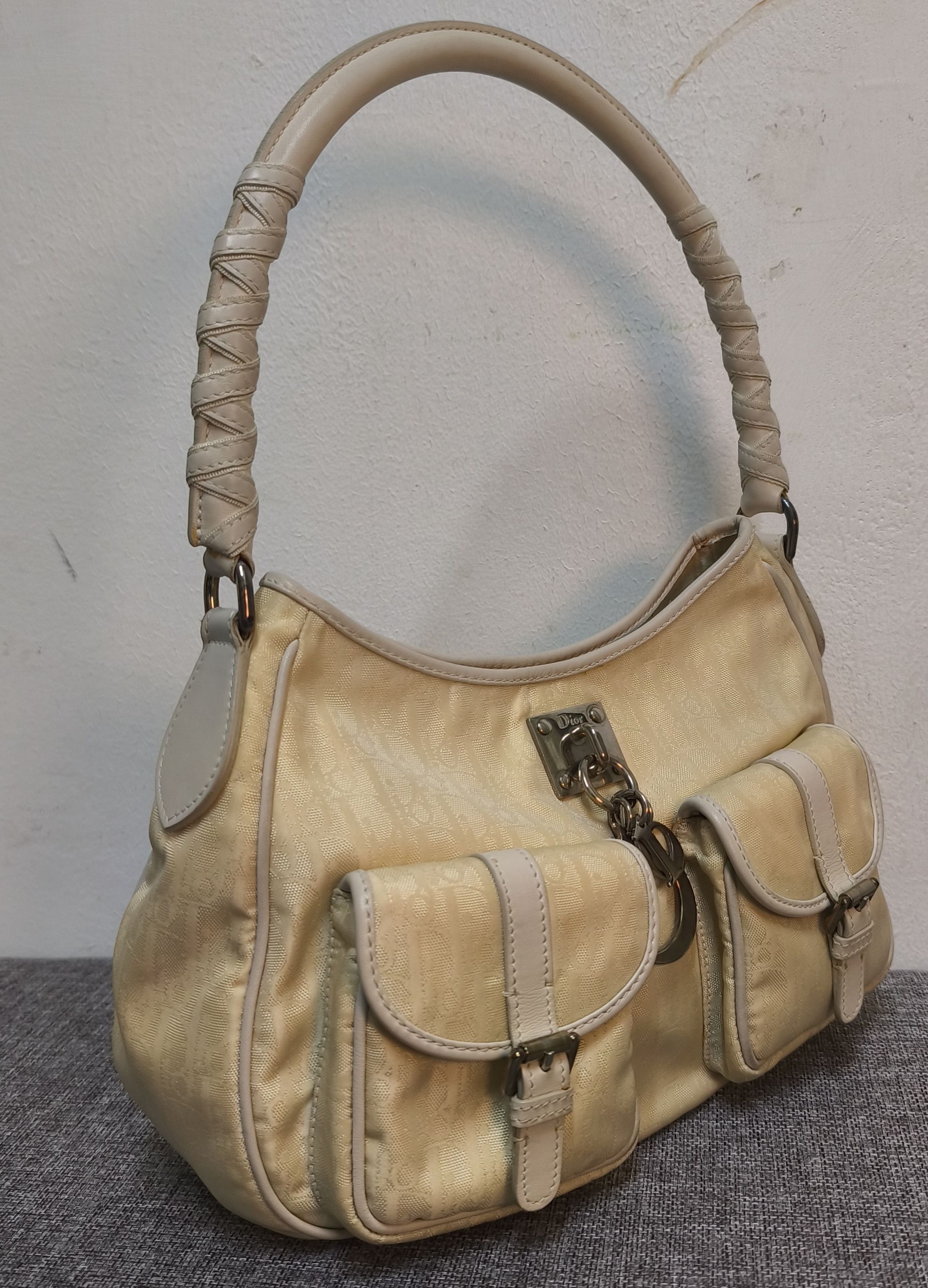 Dior Christian Dior 2007 Shoulder Bag Cream- John Galliano Size ONE SIZE - 17 Thumbnail