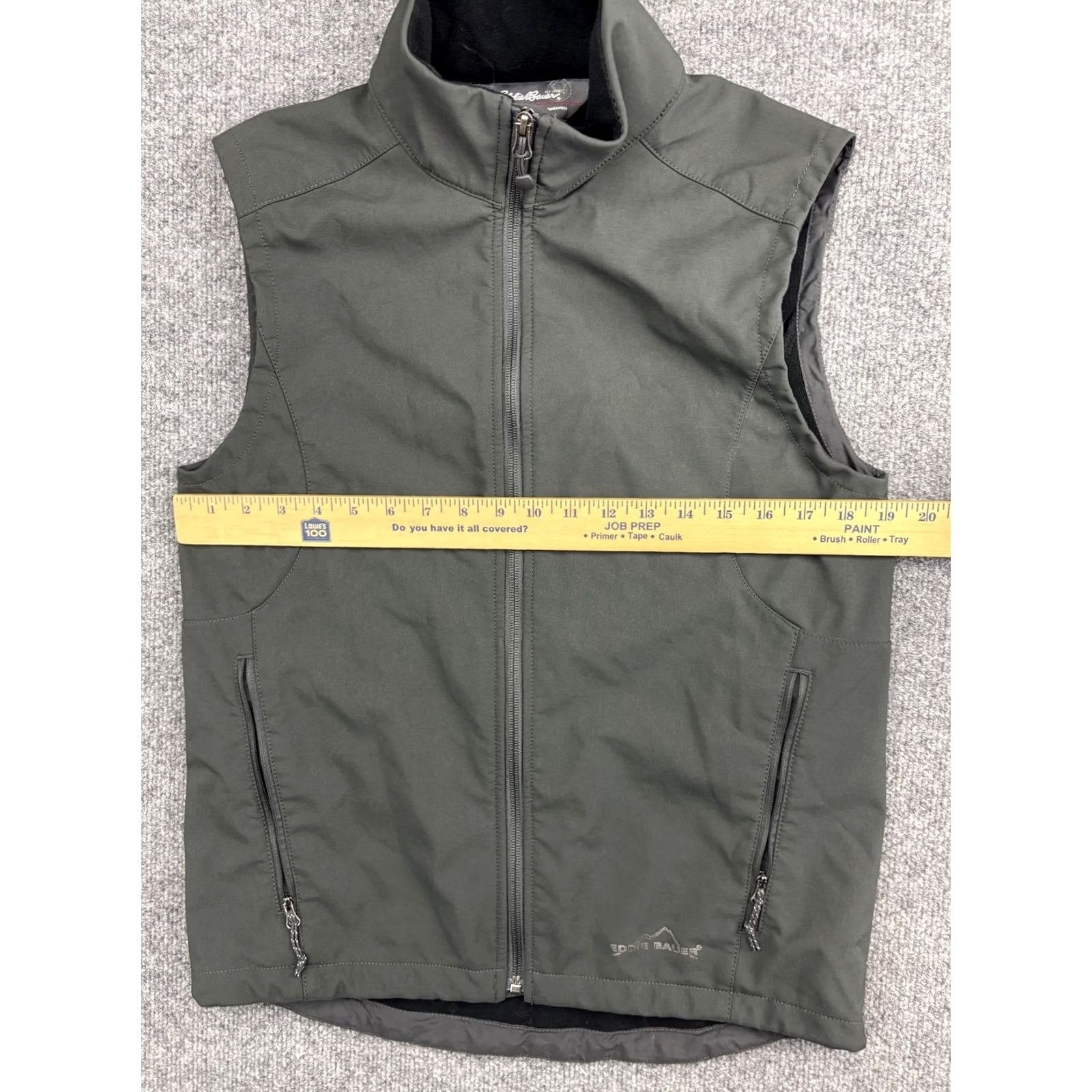 Eddie Bauer VINTAGE Eddie Bauer Vest Mens Small Gray Soft Shell Fleece Lined Outdoor Zip Pockets Size US S / EU 44-46 / 1 - 3 Thumbnail