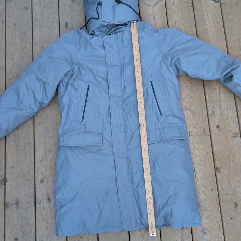 Other Vintage Snow Goose Parka Jacket Men 40 Blue Zip-Up Faux Fur Size US XXS / EU 40 - 3 Thumbnail