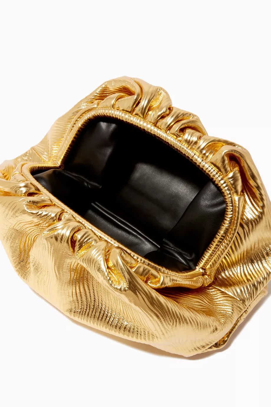 Bottega Veneta o1loc1c0824 Size: OS / Pouch in Gold Size ONE SIZE - 4 Thumbnail