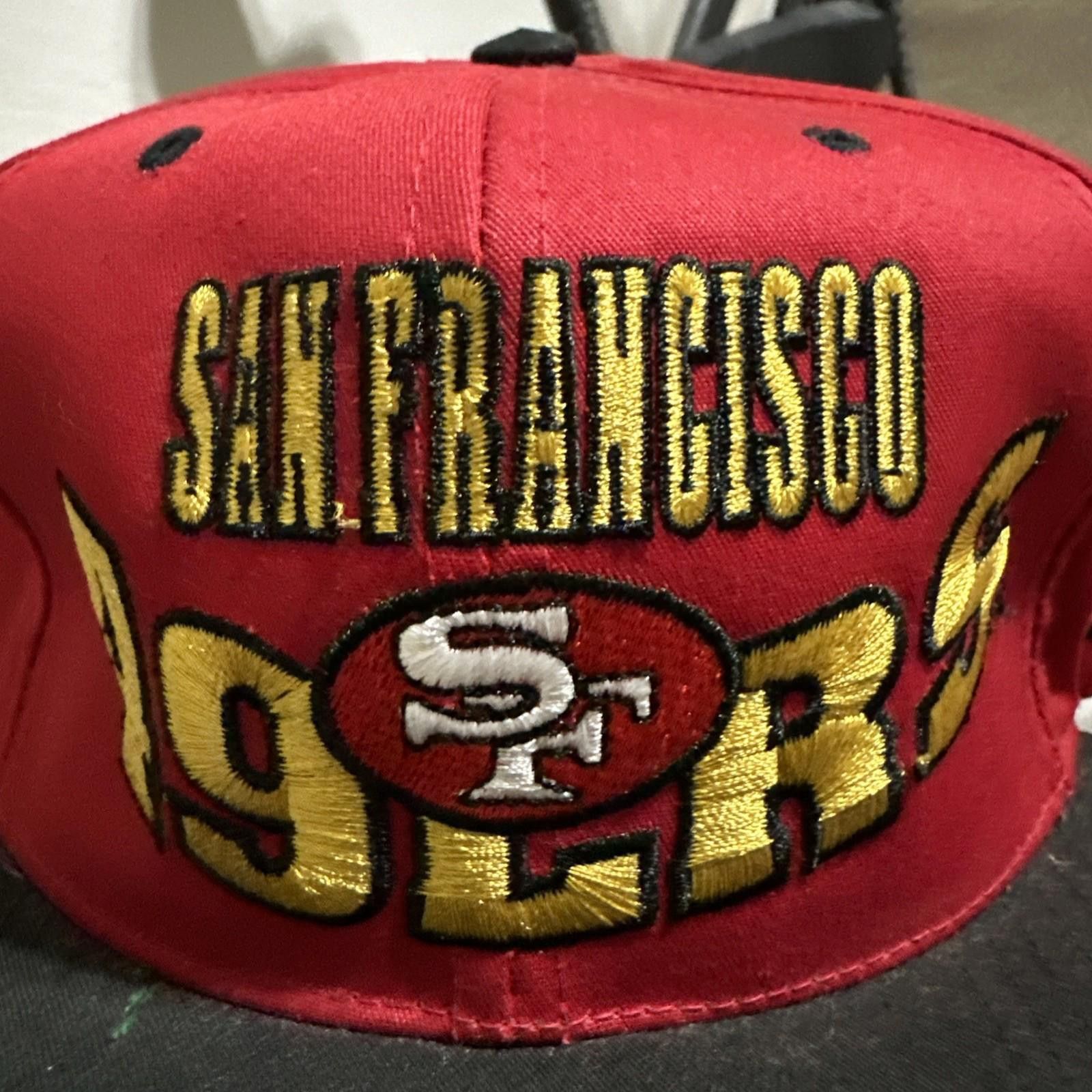 Anime Vintage Snapback San Francisco Forty Niners NFL 90's Cap Size ONE SIZE - 7 Thumbnail
