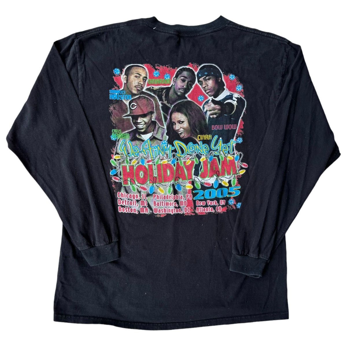 Rap Tees × Vintage 2005 We Ain’t Done Yet Holiday Jam Rap Tee Vintage Bow Wow Size US L / EU 52-54 / 3 - 6 Thumbnail