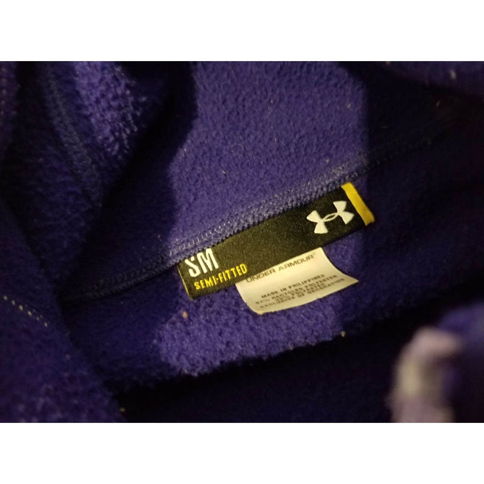 Under Armour Womens Under Armour Jacket S Small Purple Athletic Hooded Shirt? Size S / US 4 / IT 40 - 5 Thumbnail