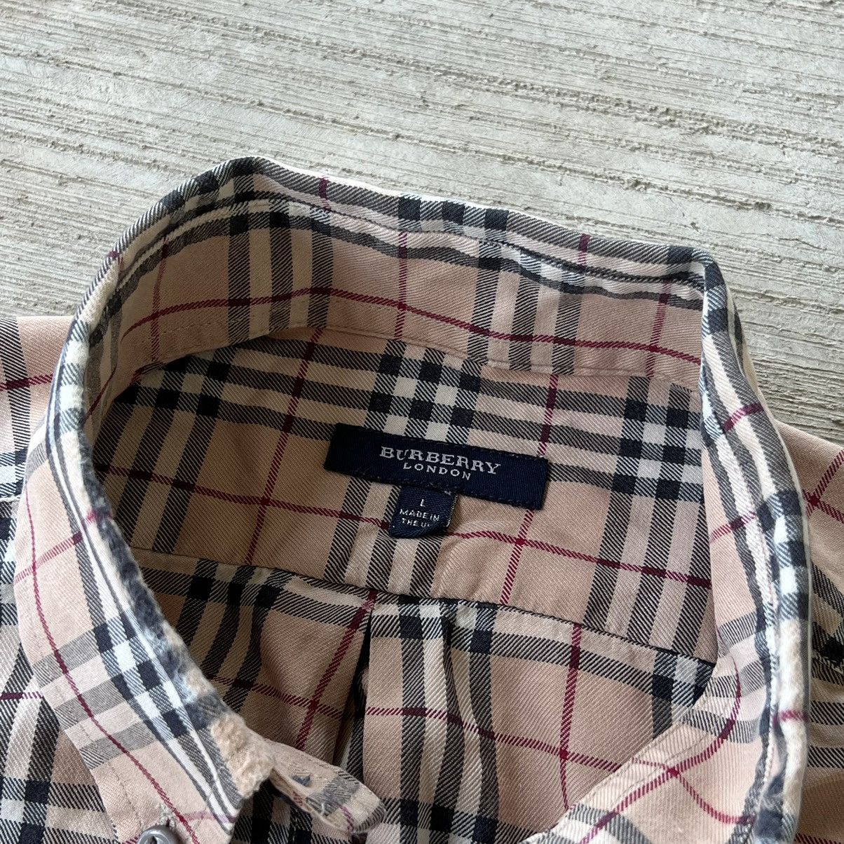Burberry Burberry Vintage Rare Legit Luxury Button Ups Hawaiian Shirt Size US L / EU 52-54 / 3 - 5 Thumbnail