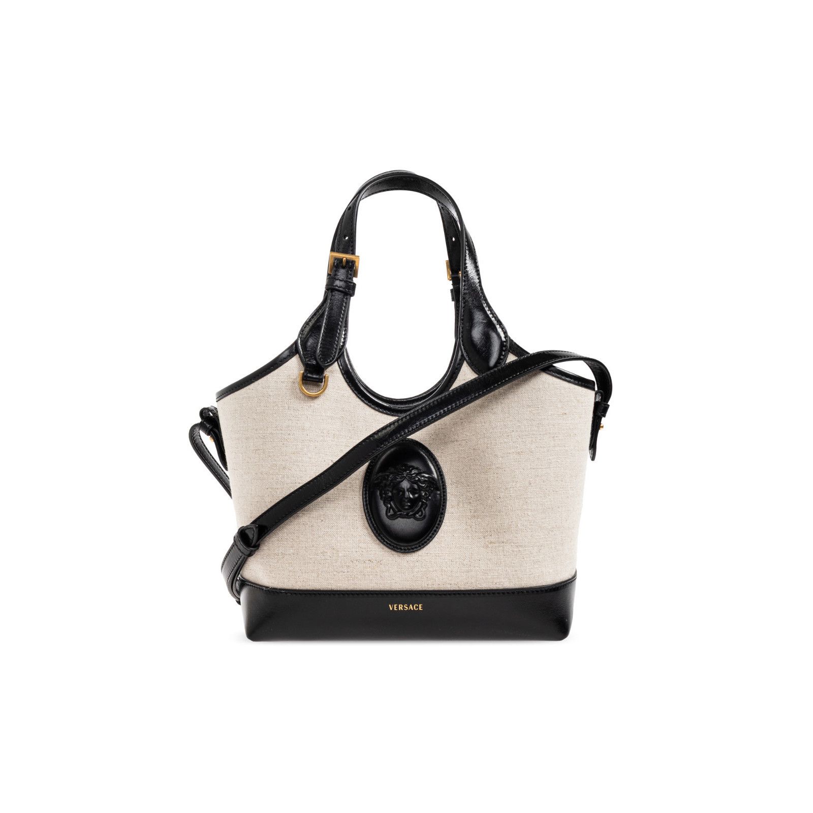 Versace VERSACE Black Riviere Tote Bag New Size ONE SIZE - 1 Thumbnail
