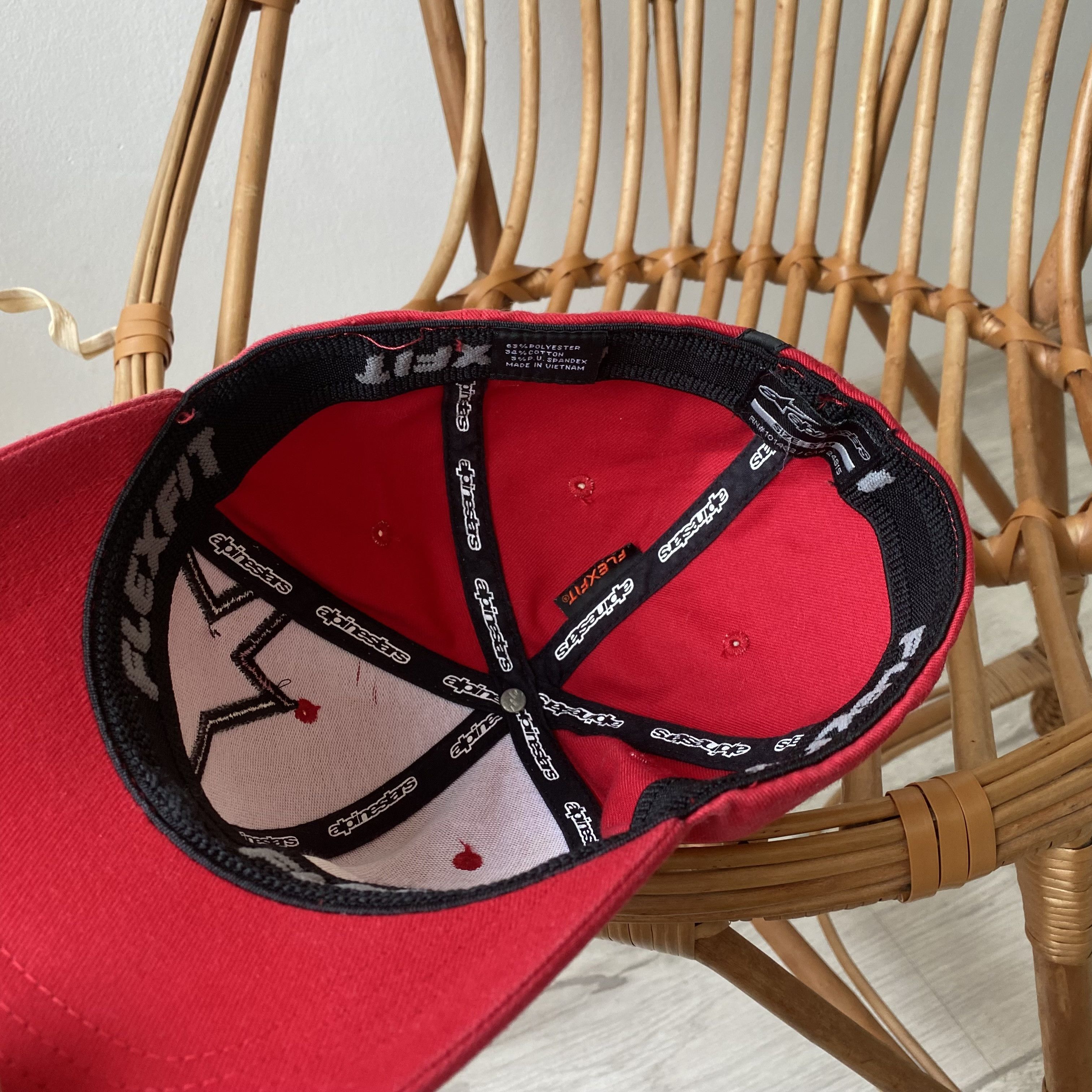 Alpinestars Vintage 00s Flexfit Alpinestars Cap Racing moto Size ONE SIZE - 6 Thumbnail