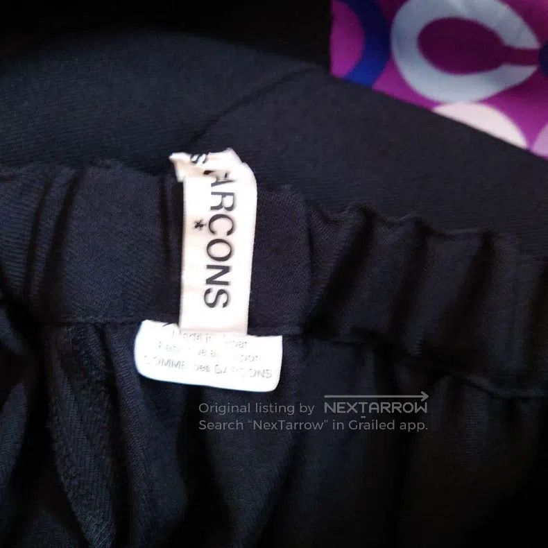 Comme des Garcons Comme Des Garcons size S Black vintage lace design half sk Size 23" - 5 Thumbnail
