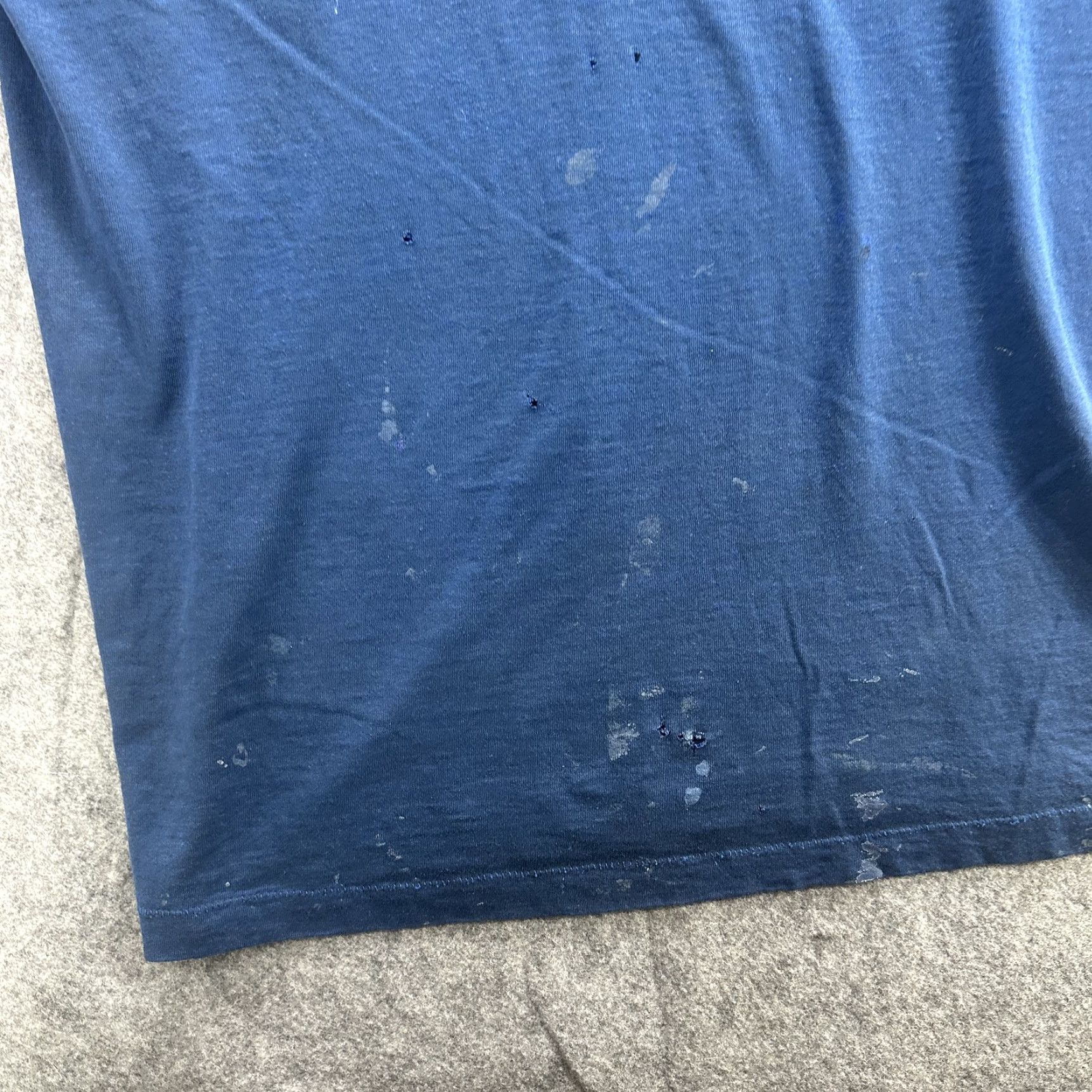 Vintage VINTAGE Buckeye Pools Shirt Mens XL Blue Distressed Single Stitch Tee 90s Grunge Size US XL / EU 56 / 4 - 4 Thumbnail