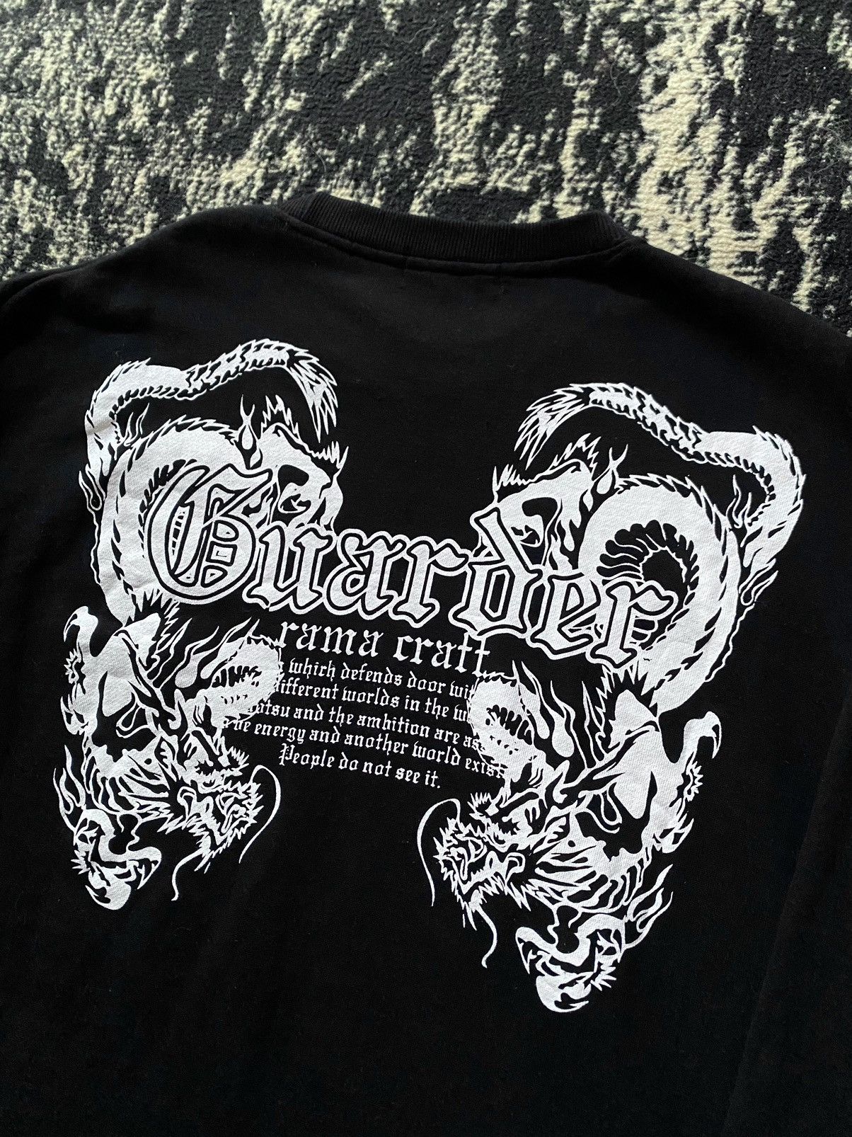 If Six Was Nine × Japanese Brand × Le Grande Bleu (L.G.B.) Y2K Ramadrach Sweatshirt Punk Style Size US M / EU 48-50 / 2 - 4 Thumbnail