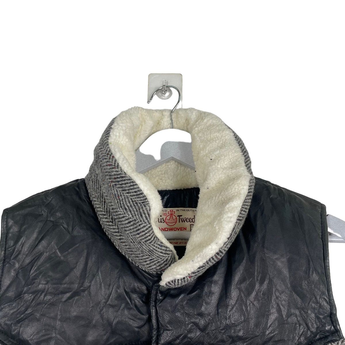 Designer × Harris Tweed 💥HARRIS TWEED PUFFER TANKTOP JACKET Size US M / EU 48-50 / 2 - 4 Thumbnail