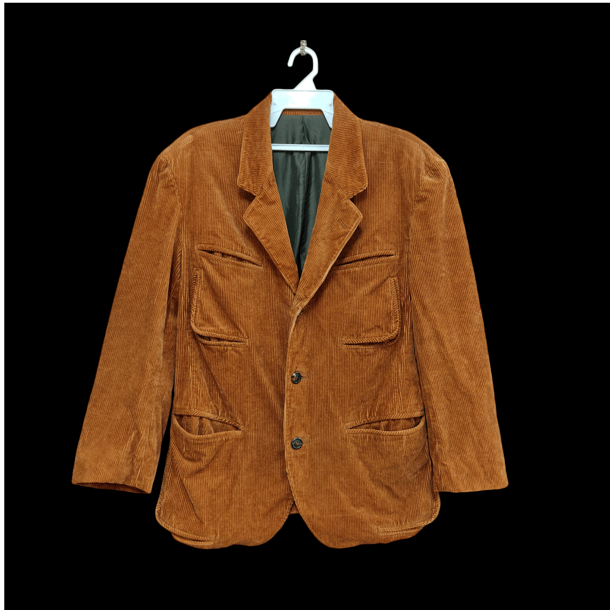 Issey Miyake 80s ISSEY MIYAKE MEN Corduroy Blazer Coat Jacket Size US M / EU 48-50 / 2 - 1 Thumbnail