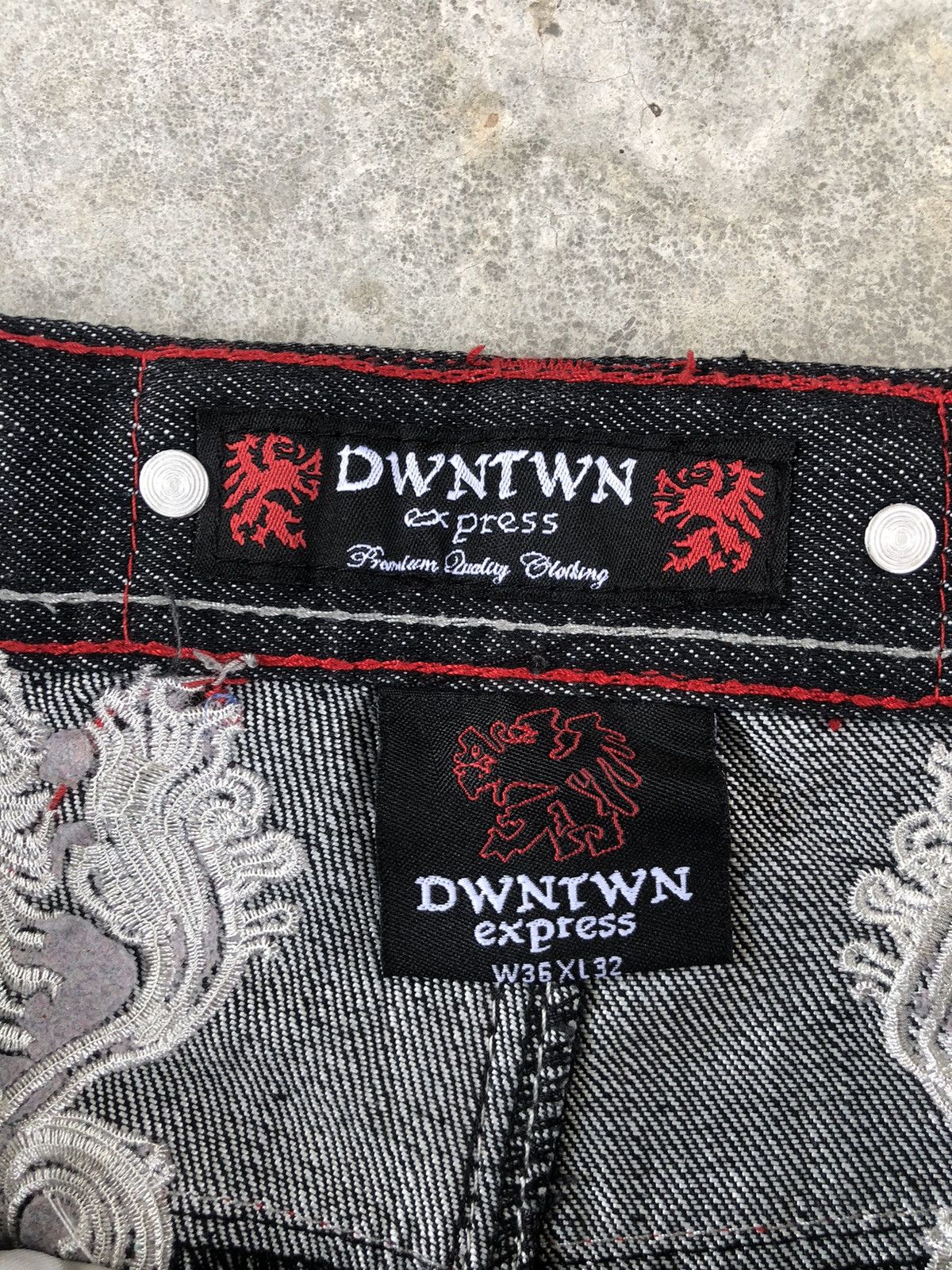 Dogtown Dogtown Embroidered Jeans Baggy Jeans Hip Hop Size US 34 / EU 50 - 15 Thumbnail