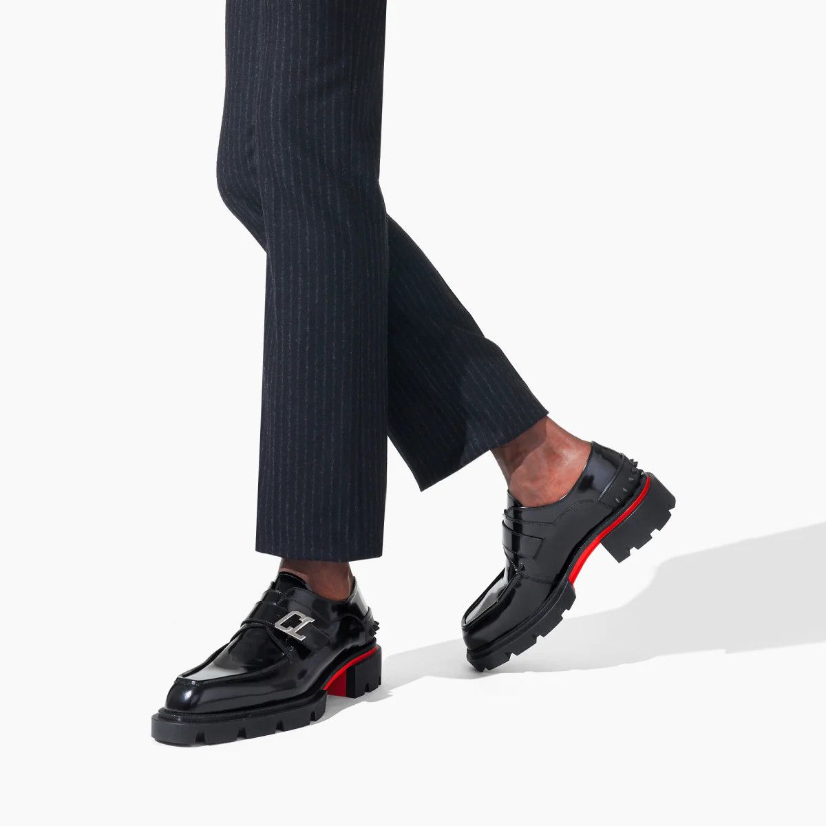Christian Louboutin o1bcso1str1024 Flats in Black Size US 10 / EU 43 - 3 Thumbnail