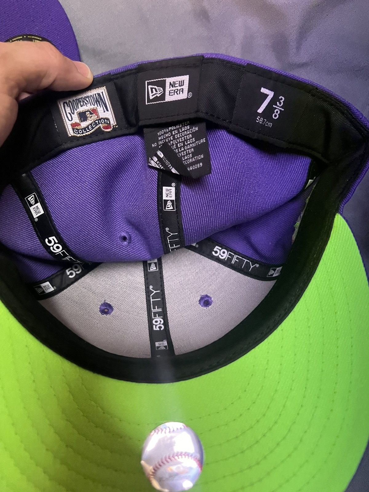 MLB × NFL × New Era New Era fitted hat lot of 5- 7 3/8 and 7 1/4 Size ONE SIZE - 13 Thumbnail