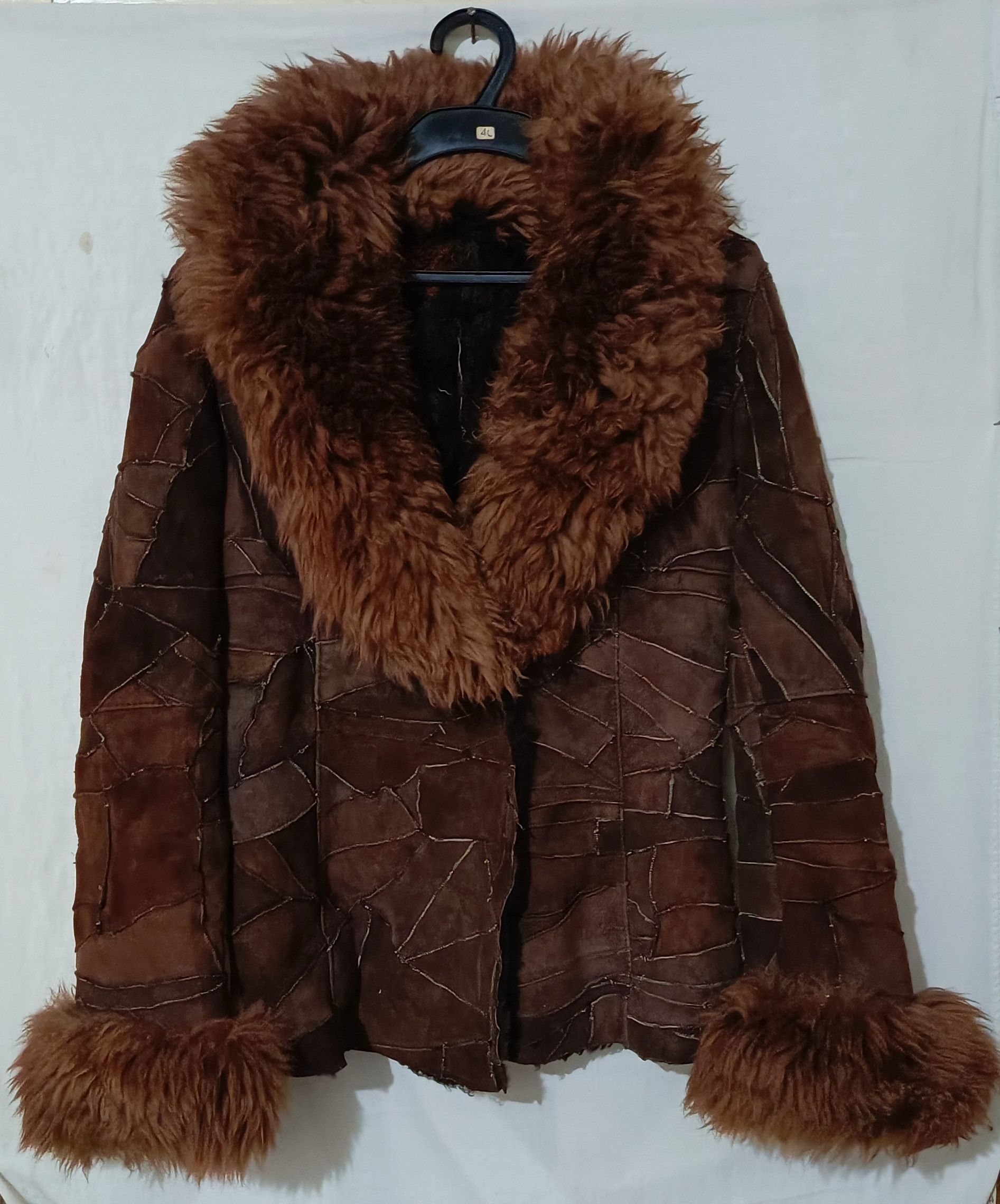 If Six Was Nine PATCHWORK Raccoon Fur Rabbit Leather Jacket Size US S / EU 44-46 / 1 - 1 Thumbnail