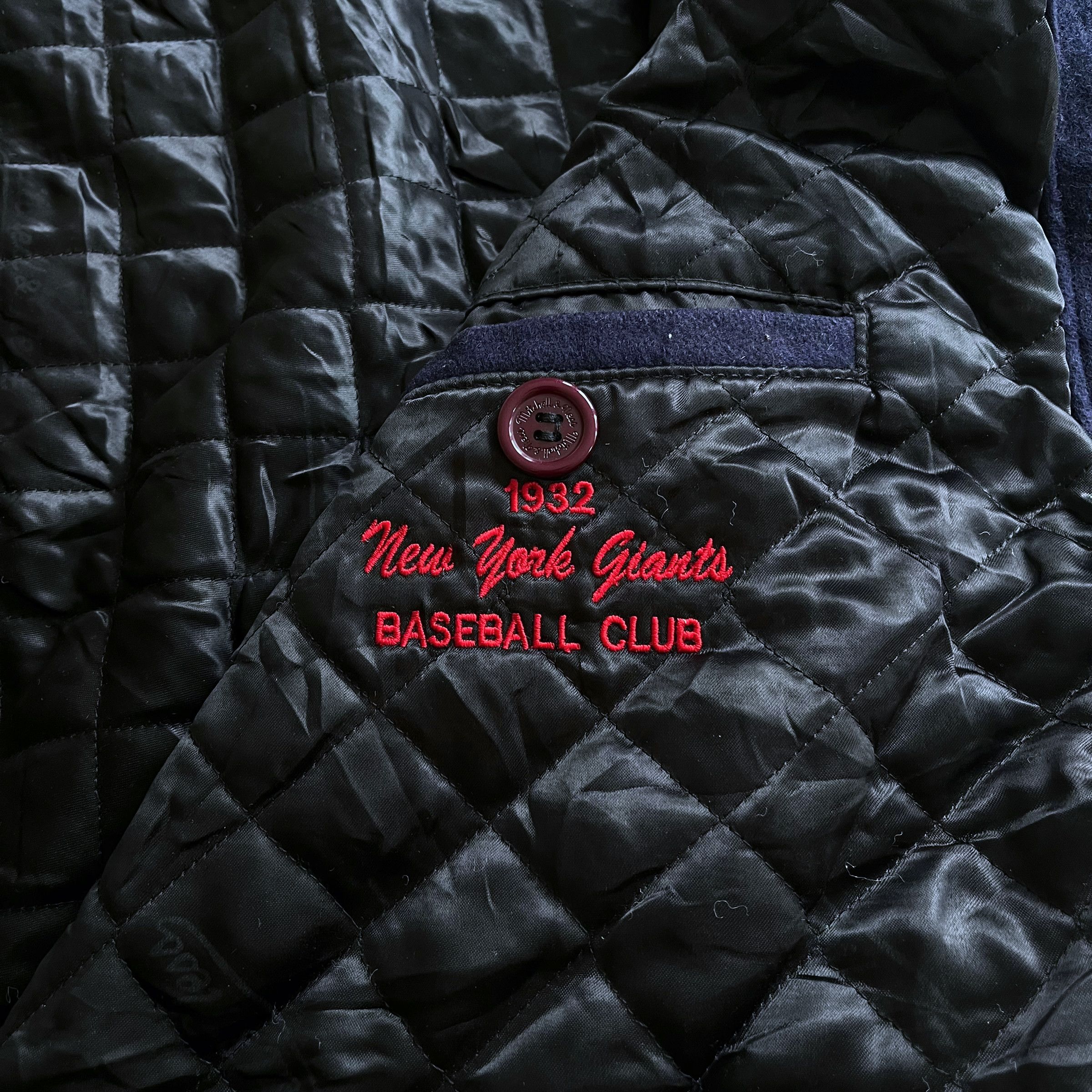 Mitchell & Ness Vintage Mitchell & Ness MLB New York Giants Varsity Jacket Size US XL / EU 56 / 4 - 5 Thumbnail
